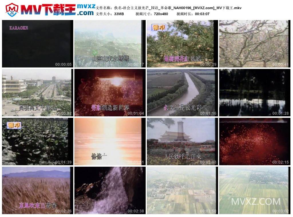 佚名-社会主义放光芒_国语_革命歌_NAH00196